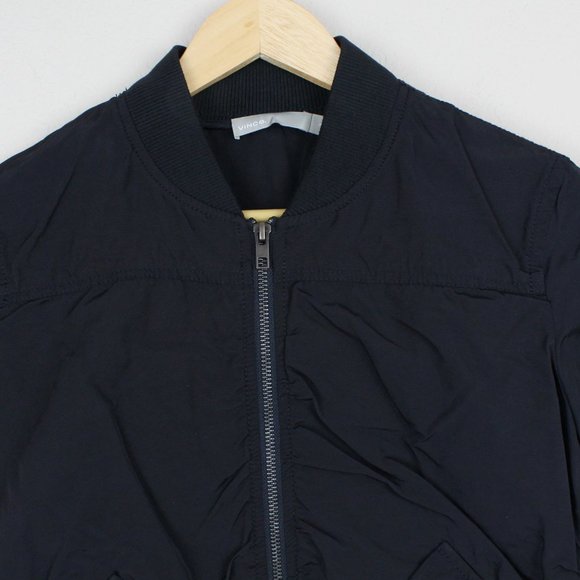 NWT Vince Shrunken Crop Bomber Jacket - Picture 8 of 15